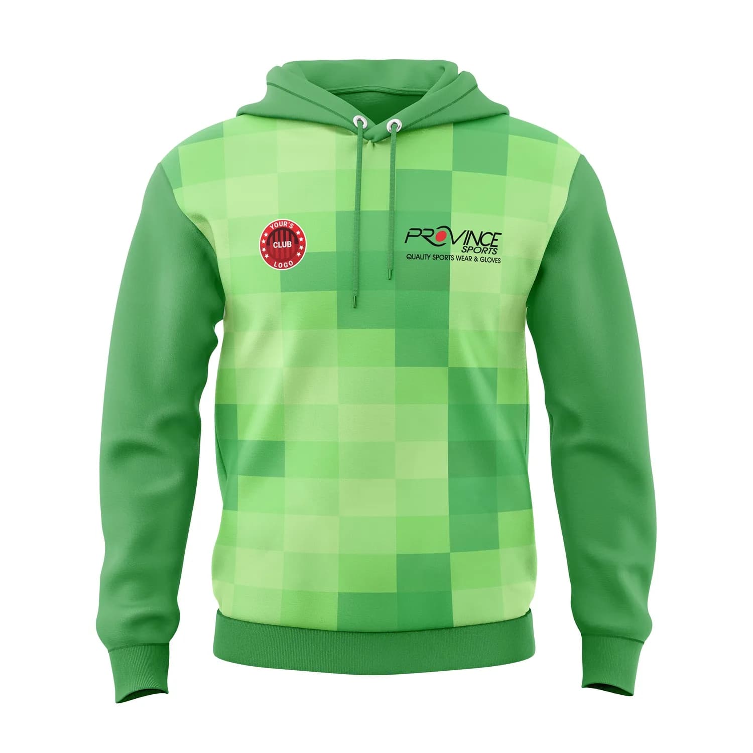 Green Pixel Sublimated Hoodie