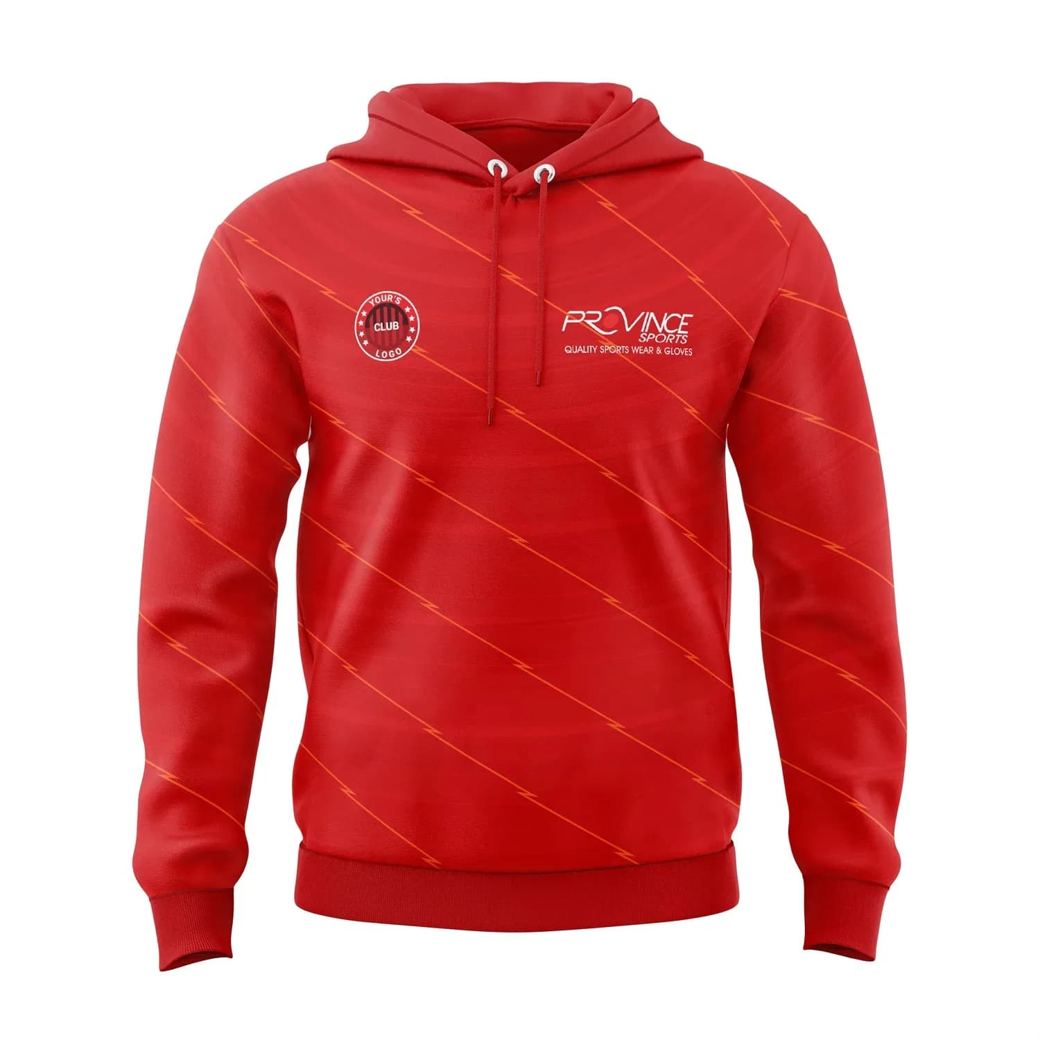 Red Lightning Sublimated Hoodie