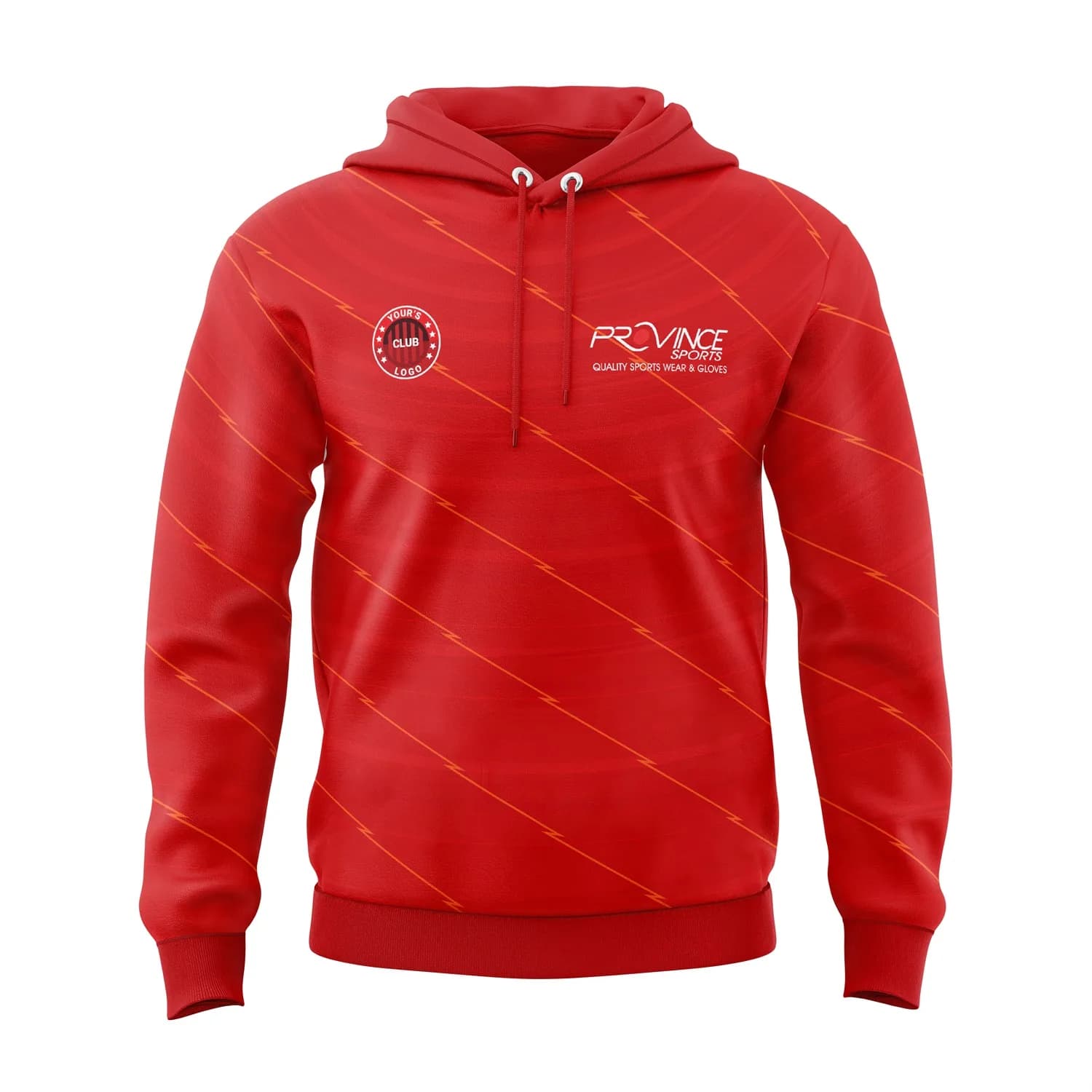Red Lightning Sublimated Hoodie