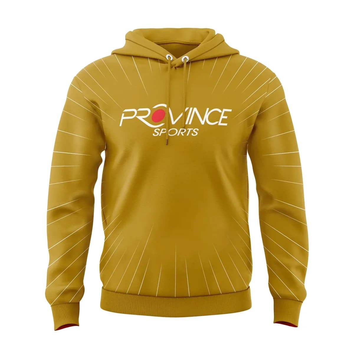 Mustard Sunburst Sublimated Hoodie