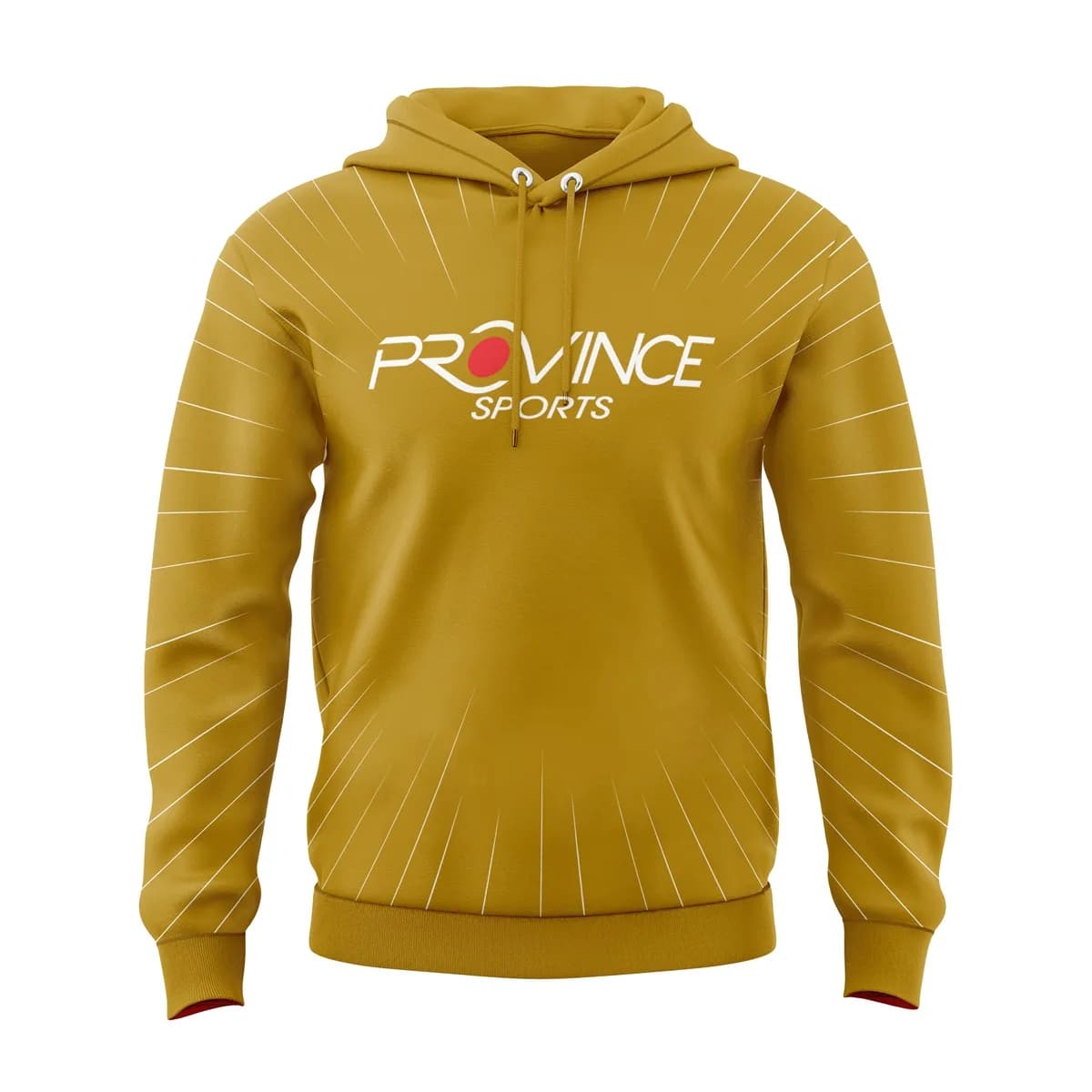 Mustard Sunburst Sublimated Hoodie