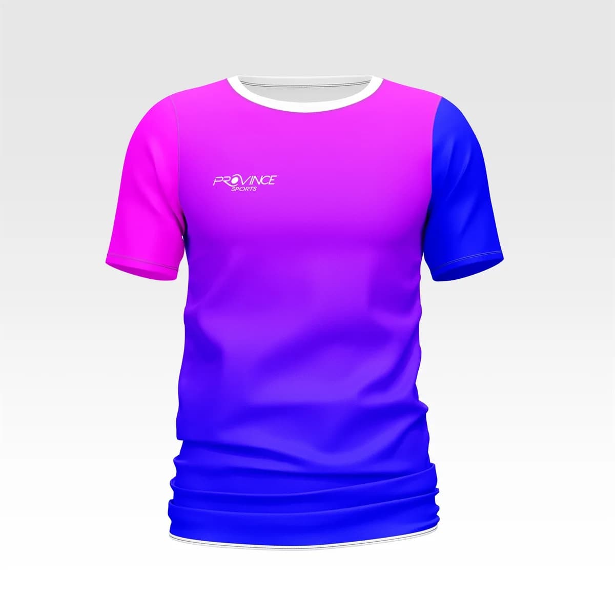 Pink Blue Gradient Sublimated T-Shirt