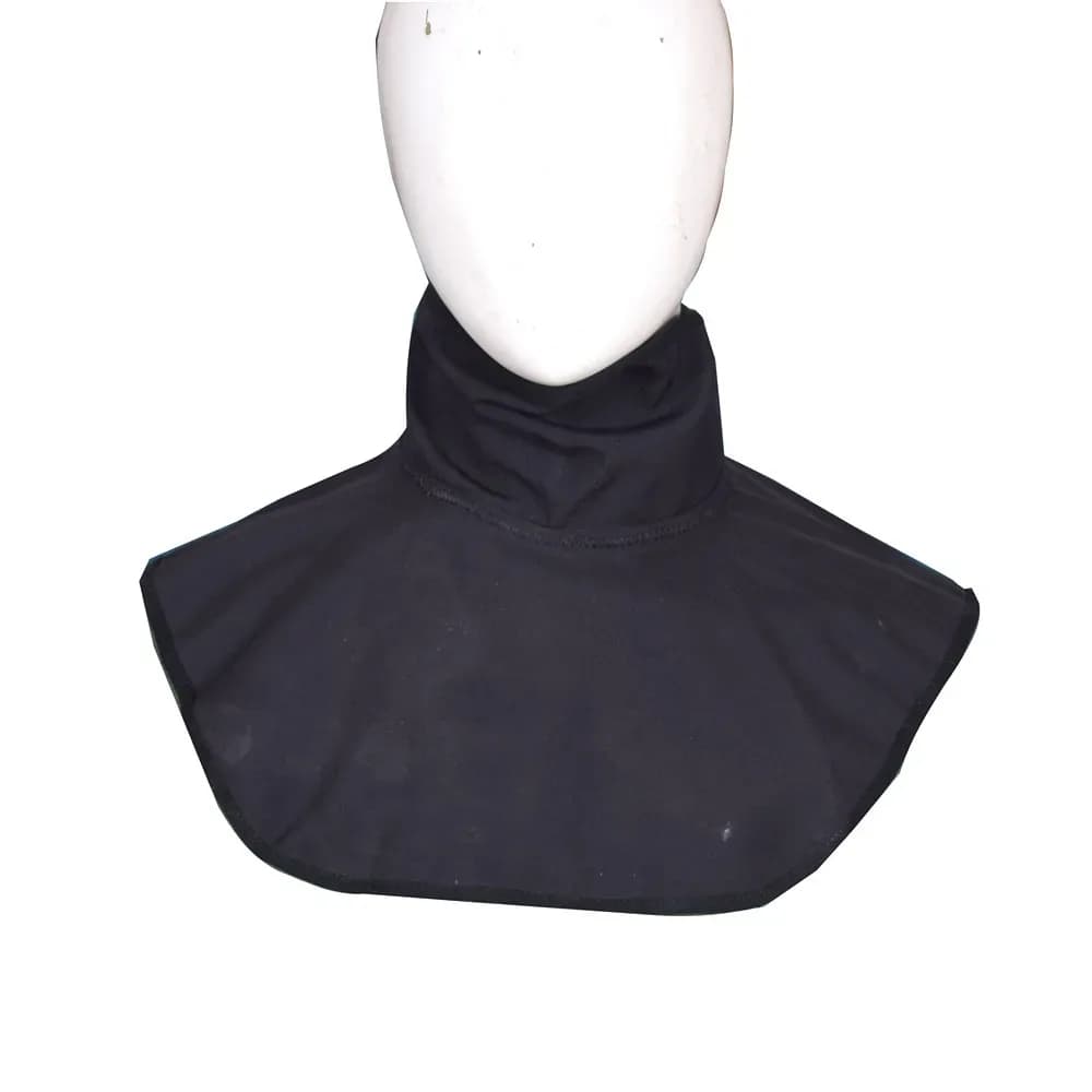 Black Mock Turtleneck Bib Neck Warmer