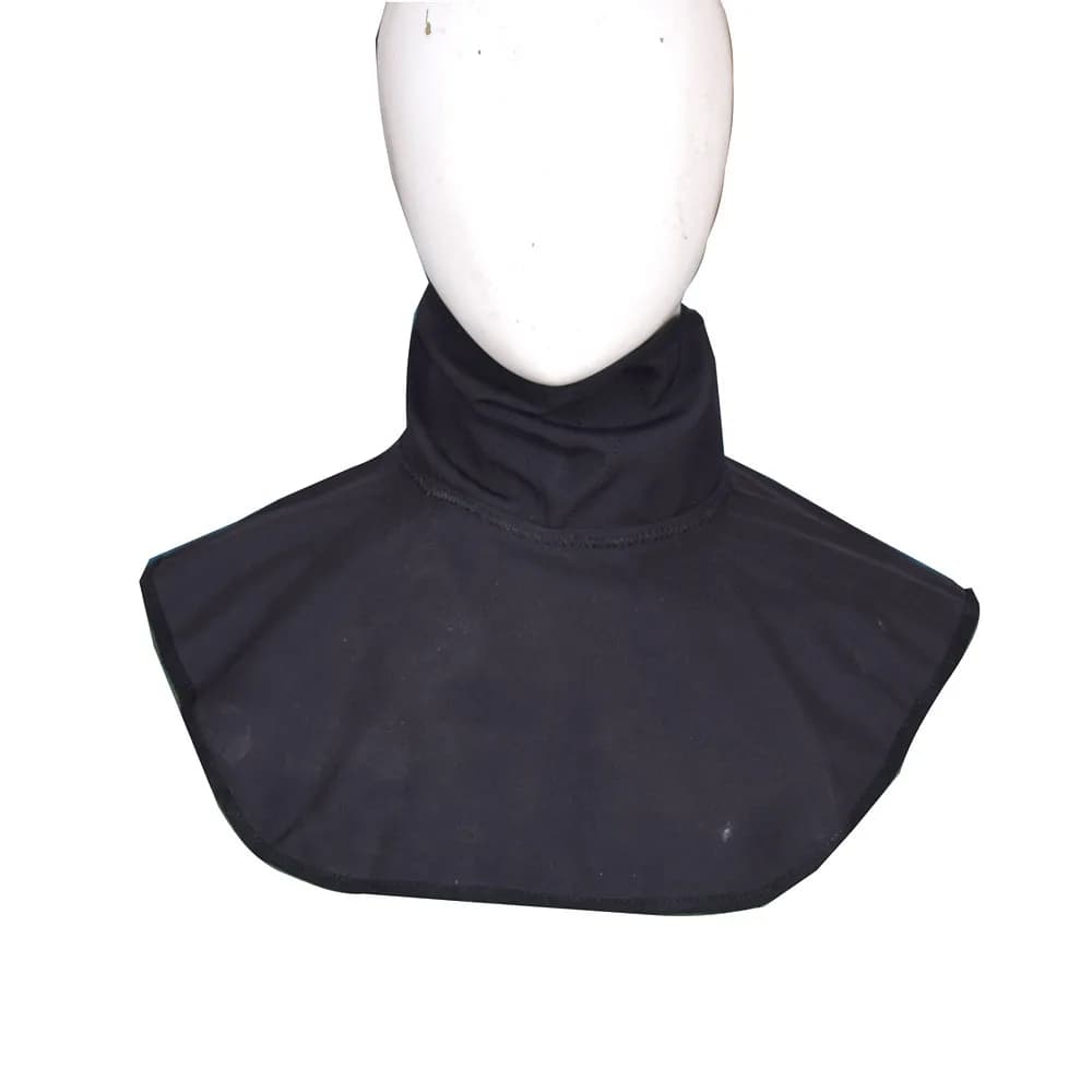 Black Mock Turtleneck Bib Neck Warmer