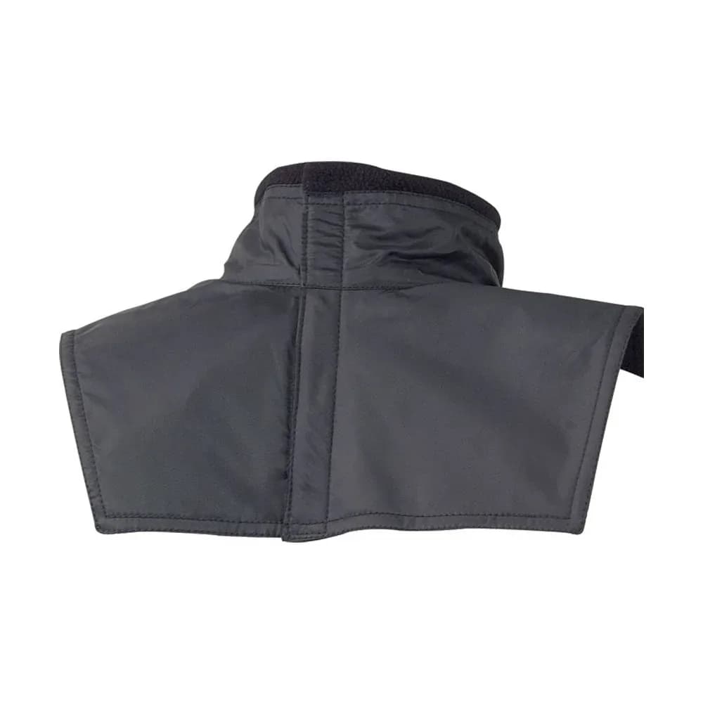 Black Windproof Extended Bib Neck Warmer