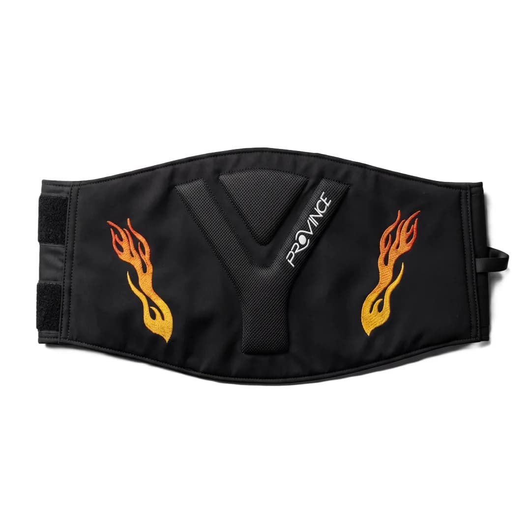 Flame Embroidered Kidney Belt