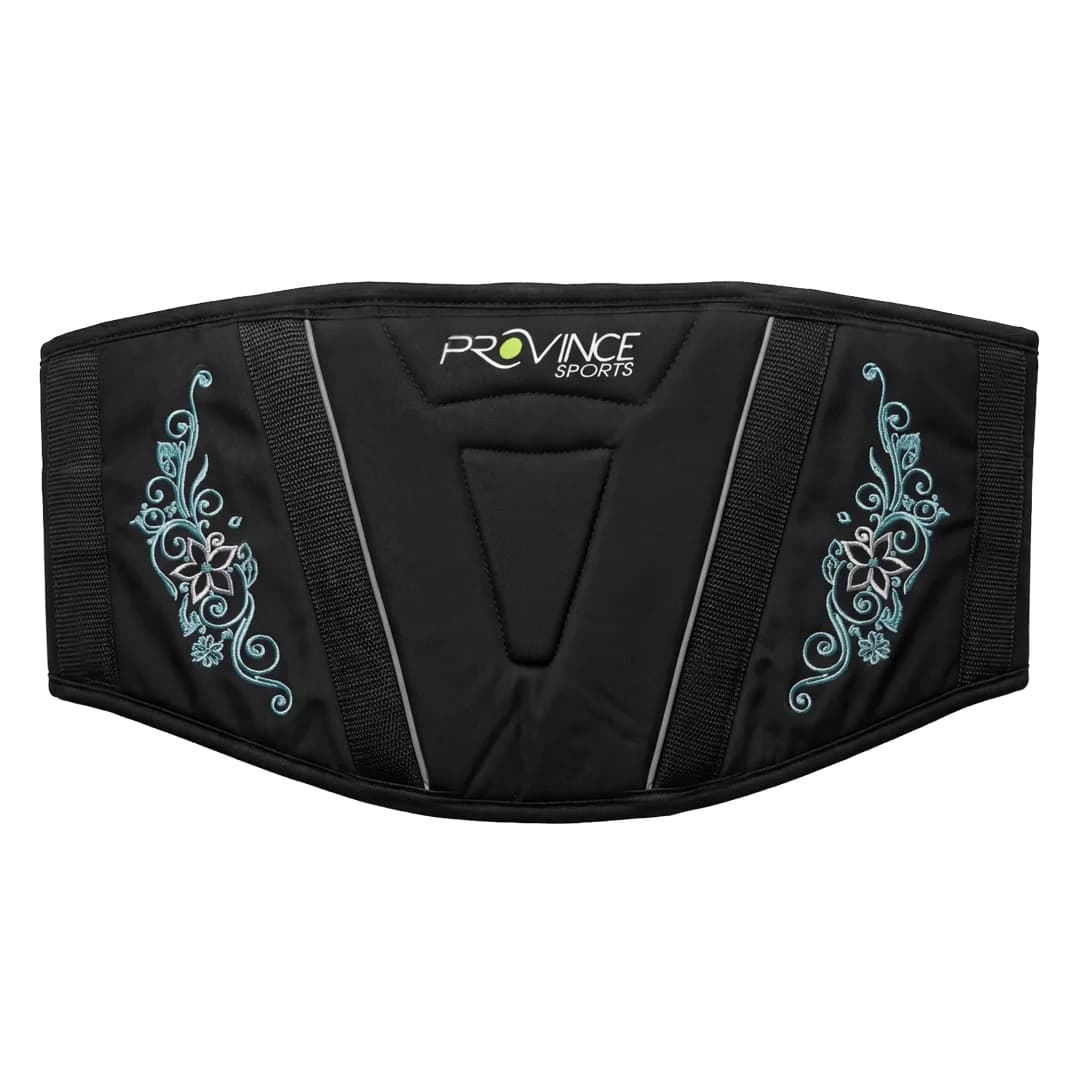 Embroidered Floral Kidney Belt