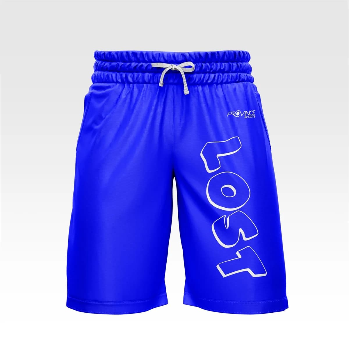 Royal Blue Lost Graphic Sublimated Shorts