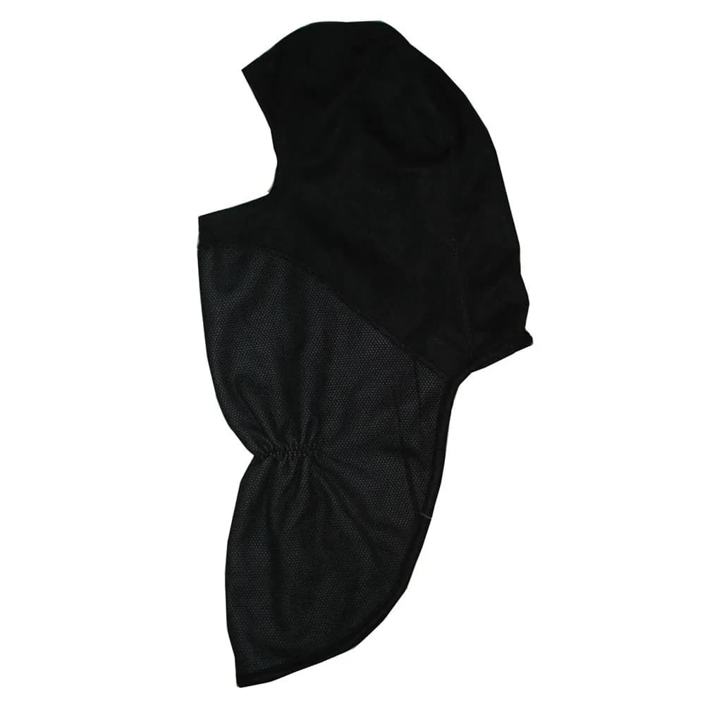 All Black Mesh Panel Balaclava Storm Cap