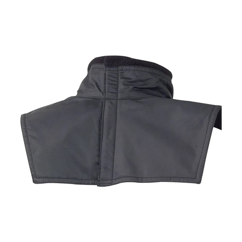 Black Windproof Extended Bib Neck Warmer