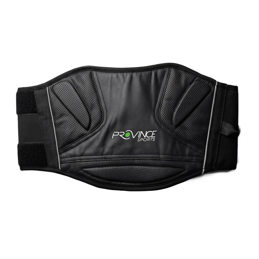 Perforated Leather-Look Kidney Belt