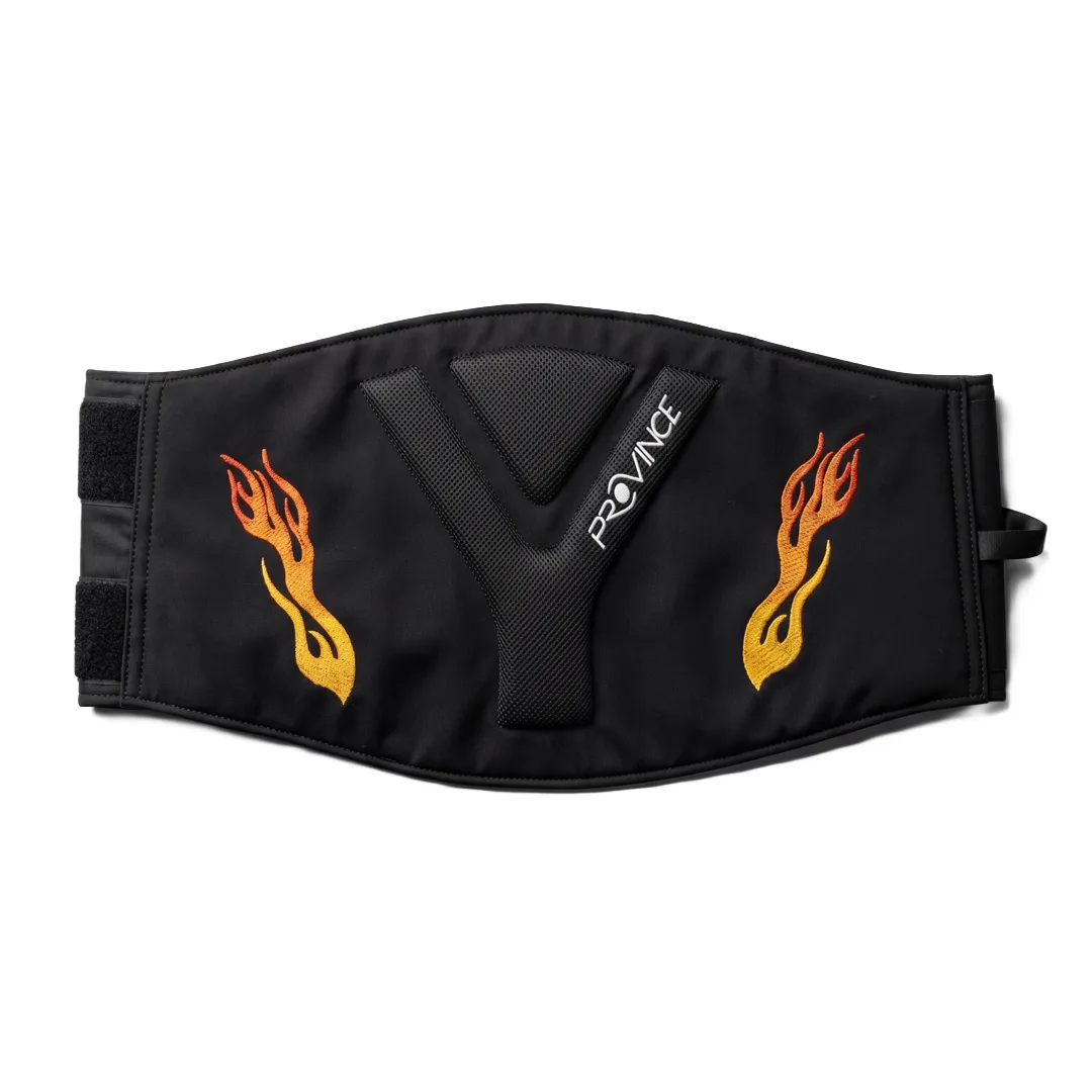 Flame Embroidered Motorcycle Kidney Belt for Men PS-6609